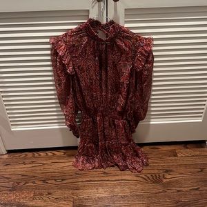 Miss mini paisley dress